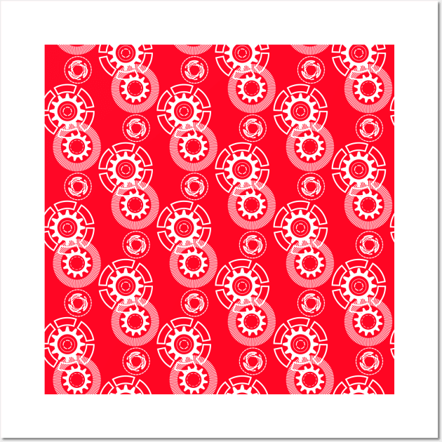 Gear pattern Wall Art by Julia_Faranchuk